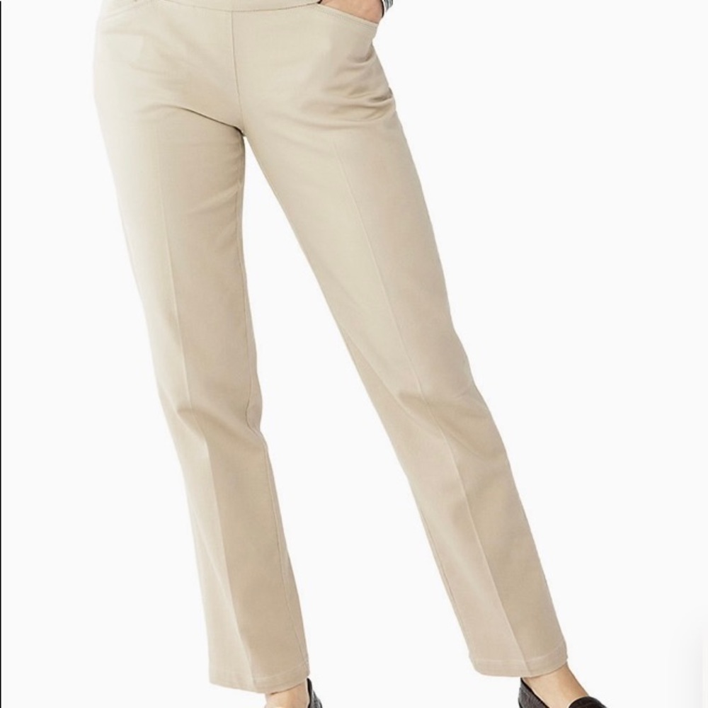 Croft & Barrow Tan Work Pants - Picture 1 of 13